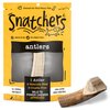 Snatchers Split Elk Antlers for Dogs – Long Lasting Dog Chews and Dog Toys for Aggressive Chewers, Naturally Shed Deer Antlers for Dogs Processed in The USA, No Additives (Small, 1 Count)