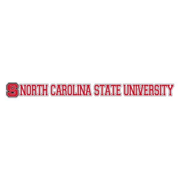 Craftique North Carolina State Decal (NCS N CAROLINA ST UNIV DEC (19''), 19 in)