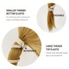 Spriral Hair Tie Sprots Ponytail Holders, Elastic Braided Hair Ties No Damage, Pony Tail Wrap for Long Hair for Gym, Swimming, diving 25" Blonde