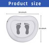 2 Pack Inflatable Pool Foot Bath Basin-Folding Pool Foot Wash Basin Tub-Portable Foot Bath Basin Pool for Outdoor Backyard and Swimming Pools