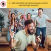 Ipetboom Simulated Microphone Toy, 1 Pc Fake Microphone Pretend Play Mic Microphone Karaoke Prop Fun Birthday Party Favors