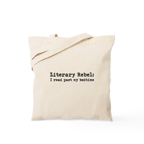 CafePress Literary Rebel Tote Bag Canvas Tote Shopping Bag