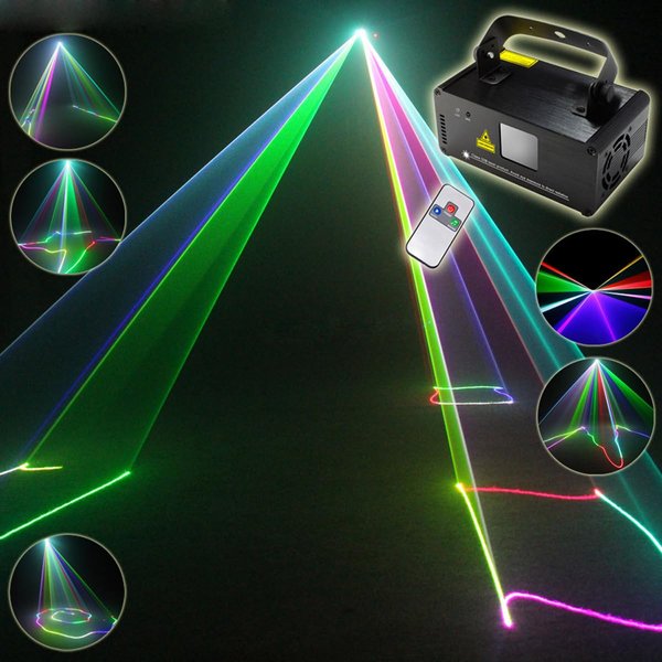 Sumger DJ Disco Stage Party Lights,Sound Activated Laser Light,DMX RGB Lazer Projector Lighting-Beam Effect with Remote Control for Christmas Halloween Karaoke Show KTV Bar Dance Gift Birthday Wedding