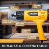 1800W Heat Gun, BILLION GOLD Heat Gun for Crafting 572℉-1112℉ (300℃- 600℃) Fast Heating Hot Air Gun Kit Overload Protection with 2 Nozzles for Paint Removing, Home Improvement, Crafts, Shrink Wrapp
