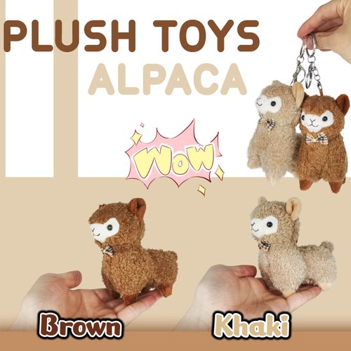 JIAHO 2 Pcs Cute Alpaca Stuffed Animals for Girls and Boys, Soft Alpaca Plush Toys, Animals Plush Doll, Sheep Stuffed Animal Bulk Mini Toys, Kawaii Alpaca Plushies, Treasure Box Toys for Classroom