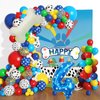 4th Birthday Decorative Balloon Garland,155Pcs Paw Birthday Party Supplies, Dog Paw Balloons Garland Kit for Boys Girls Baby Shower Paw Theme Birthday Party Decorations