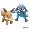 MEGA Pokémon Action Figure Building Toys Set, Pokémon Picnic with 193 Pieces, 2 Poseable Characters, Eevee and Riolu, Gift Idea for Kids