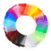 Bezall 100pcs Drawstring Organza Jewelry Candy Pouch Party Wedding Favor Gift Bags (6x8, Mixed Color)
