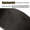 4Pcs Fluffy Hair Pad Portrayi Invisible Fluffy Hair Pad Puff Hair Head Cushion Women Volume Bump Inserts Hair Bun False Hair Clip Hair Pad Synthetic Hair Clip (Brown)