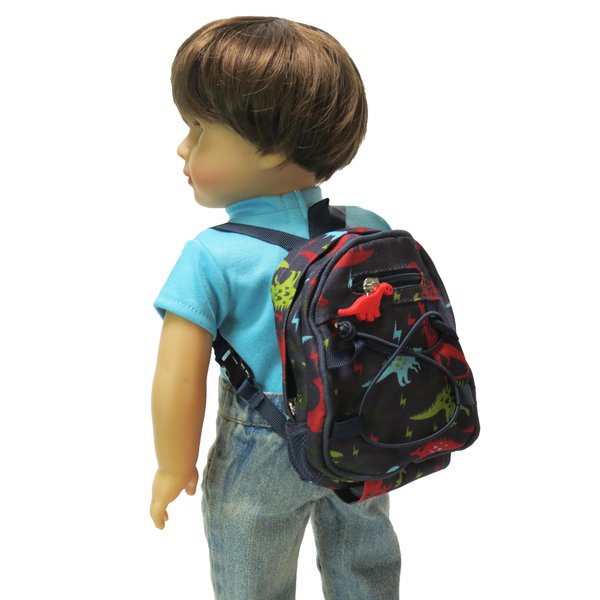 Dinosaur Backpack for 18-Inch Dolls | Premium Quality & Trendy Design | Dolls Clothes