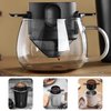 MZY LLC 2 Pcs Reusable Pour Over Coffee Filter, Stainless Pour Over Coffee Dripper Easy to Clean for Home,Office, Travel, Camping
