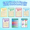 Edulok Sight Word Flash Cards Kindergarten, Sight Word Phonics Spelling Games, Preschool First Words Flashcards for Toddlers 3-5 Years, Learning to Read, Site Words Phonics Flash Cards Kindergarten