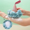 3 Pieces Ice Cream Bath Balls Kids Bath Shower Sponge Body Cleaner Scrubber Skin Exfoliating Sponge Bath Accessories