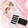 Patelai 4 Pieces Lash Holder Eyelash Extension Hand Pallet Tray Tools with Adjustable Wrist Strap Adjustable Lash Tray Strip Palette One Size Fits Most Eyelash Extension Holder (7-14 mm Pattern)