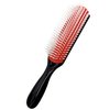 MDSTYLE Hair Brush for Curly, Thick, Wavy and Coily Hair - Curl Defining, Detangling, Styling, Blowdrying, Shaping - 9 Row Detangler Brush for Women and Men - Dry or Wet (Black Small 1pc)