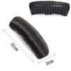 Bump It Up Volume Hair Base Volume Bump Inserts Fluffy Hair Pad Hair Bun Invisible False Hair Clip Volume Hair Styling Insert Tool for DIY Hairstyles(4.7inch-Black)