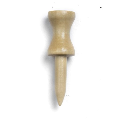 1 1/2" Inch Step Down Golf Tees | Made from Natural Hard Wood | Strong, Light Weight & Biodegradable Material | Pack of 100 Natural