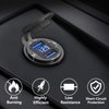 [Metal Shell] 12V USB Outlet Dual QC 3.0: Qidoe Aluminum Socket 12 Volt Motorcycle USB Outlet with LED Voltmeter Button Switch Waterproof 12 V Car Charger for Boat Marine Moto RV Golf Cart