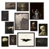 97 Decor Dark Academia Room Decor - Gothic Home Decor, Moody Halloween Decor, Dark Academia Aesthetic Pictures, Creepy Posters Goth Art Prints, Edgy Witchy Gallery Wall Art for Bedroom (Unframed)