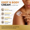 Adellina Urea Cream 40 Percent for Feet, Urea Foot Cream for Dry Cracked Heels Feet Knees Elbows, 40% Urea Foot Repair Lotion with 2% Salicylic Acid, Shea Butter, Tea Tree Oil, Aloe Vera, 5.3 OZ
