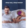 Sleep Mask for Women Men, 3D Contoured Blindfold 100% Blockout Light Eye Mask for Sleeping, Upgraded Eye Cover with Adjustable Strap, Eye Pillow Soft Comfy Eye Shade for Nap Travel Night Shift,Purple