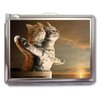Funny Titanic Cat Cigarette Case Lighter Wallet Business Card Holder