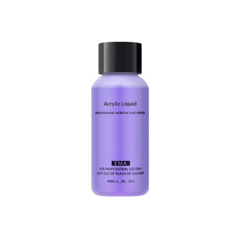 Gadcrystal Nail Acrylic Liquid,Acrylic Liquid Monomer 40ml/1.3fl.oz,Nail Liquid Monomer,Liquid Monomer for Acrylic Nails,Acrylic Liquid for Acrylic Powder Nails Extension for Nail Art Manicure DIY