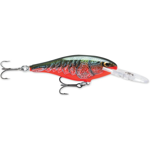 Rapala Shad Rap 07 Fishing lure, 2.75-Inch, Red Crawdad