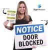 OSHA Notice Sign - Organic Only | Rigid Plastic Sign | Protect Your Business, Construction Site, Warehouse & Shop Area | Made in The USA