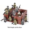 MOOXI WW2 Medical Point Military Building Block Set(237PCS).Suitable for Children's Military Block Creations.