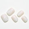GLAMERMAID Press on Nails Extra Short Square, Handmade Black Cat Eye Gel Nails Polish Glue on Nails with Star, 30Pcs Reusable UV Finish Fake Nails Acrylic False Nails Manicure Kits for Women Gift