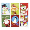 Christmas Happy Holiday Multicolor 6 Design Santa, Snowman, Polar Bear, Reindeer, Festive Characters, Colorful Greeting Cards with Envelopes - 36 Count, 5" x 7"