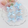Silky Satin Hair Bows Hair Clip Mini Hair Clips for Women Girls Small Bow Hair Clips Bow Ribbons Cute Hair Clips Pins Metal Y2k Hair Accessories for Braids.