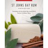 St. John Bay Rum Soap Bar | USA Made, Triple-milled Mens Soap Bar | Hydrating Bar Soap for Men with Olive Oil & Glycerine | Luxury Body Soap Bar for men | (7 oz Bar)