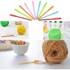 100 Pieces Colorful Plastic Sewing Needles, 7CM Length, Large Eye 2mm x 15 mm, Blunt Needles, Learning Needles, Plastic Yarn Needles, Safety Lacing Needles, Safety Needles for Kids, Darning Needles