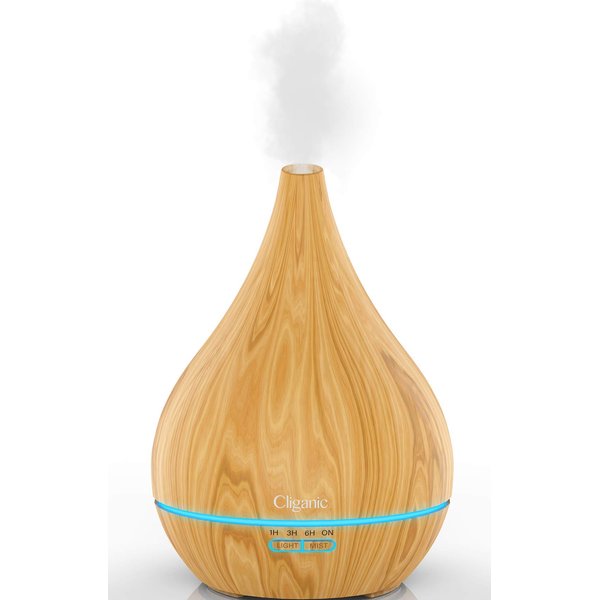 Cliganic Ultrasonic Aromatherapy Diffuser - for Essential Oils