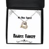 Reusable Fiancee Gifts, Badass Fiancee, Fiancee Love Dancing Necklace From , Funny love dancing necklace gift gag, Novelty, Couples, Dance, Party, Funny love dancing necklace gift humorous,