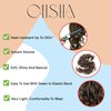 CAISHA Hairpiece Hair Wrap Heat-resistant Synthetic Fibres Curly Messy Updo Brown HW24