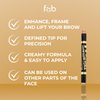 Fab Brows Brow Glow Pencil | Eye Highlighter Makeup | Creamy Eye Brightener Stick for Lifting and Defining Brows | Applies to Nose and Cheekbones for Slimming Effect | Cruelty-Free, UK-Brand