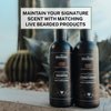 Live Bearded All-Natural Charcoal Body Wash for Men, Exfoliating Moisturizing Body Wash with Charcoal, Men’s Shower Gel - Bourbon, Bitters, Citrus