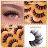 5 Pairs Strip Lashes Wispy False Eyelashes Natural Faux Mink Strip Eyelashes Light Volume Fake Eye Lashes by FOINEMYED