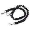 Double Dog Leash for Two Dogs - No Tangle Two Dog Leash, Comfortable Shock Absorbing Reflective Bungee Dog Double Leash, Dual Walking Training Lead for 2 Dogs