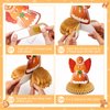 9Pcs Christmas Gingerbread Man Honeycomb Centerpieces Table Decorations Gingerbread House Christmas Table Toppers 3D Double Side Party Decorations for Xmas Winter Home Office House Party Supplies