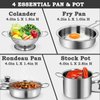 12Pcs Kids Pots and Pans Playset, Pretend Play Kitchen Set Toy Stainless Steel Pots and Pans Cooking Toys Accessories for Kids Toddler Age 3 Years Old