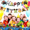 Monster Truck Banner Monster Truck Birthday Party Supplies Monster Truck Birthday Banner Cars Trucks Happy Birthday Sign Monster Truck Birthday Decorations Banner, Race Car Theme Party Supplies