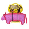 DURA FORCE - Durable Woven Fiber - Pig- Squeakers - Multiple Layers. Made Durable, Strong & Tough. Interactive Play Dog Toy (Tug, Toss & Fetch). Machine Washable & Floats (2 Pack)