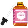 Leven Rose Emu Oil, 100% Pure Natural Hair Strengthener Anti Aging Skin Moisturizer 4 oz