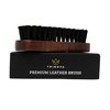 TriNova Leather Brush for Cleaning Upholstery, Cleaner car Interior, Furniture, Couch, Sofa, Boots, Shoes and More. Premium Quality