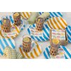Caspari Beach Umbrellas Paper Cocktail Napkins, Two Packs of 20
