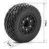 GoolRC RC Car Tires 4pcs Replacements for 12MM 14MM 17MM ARRMA Replacmenet for TRX HSP Tamiya HPI Off-Road Vehicle Short Truck RC Car Wheels RC Car Tires B